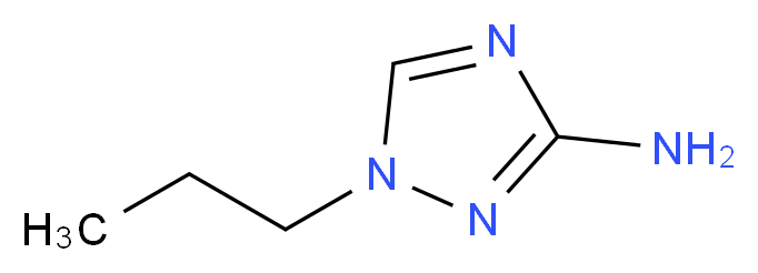 1-propyl-1H-1,2,4-triazol-3-amine_分子结构_CAS_58661-95-3