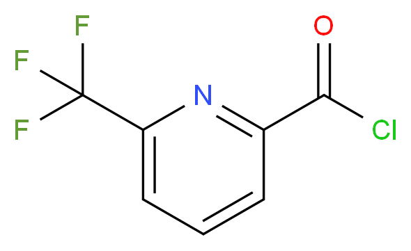 6-(Trifluoromethyl)pyridine-2-carbonyl chloride_分子结构_CAS_1099597-77-9)