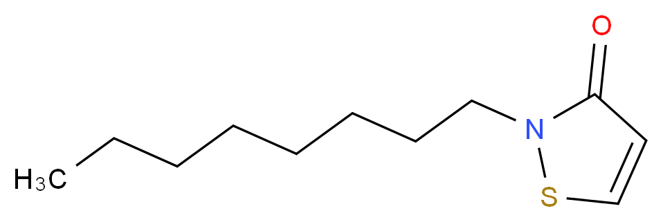 2-octyl-2,3-dihydro-1,2-thiazol-3-one_分子结构_CAS_26530-20-1