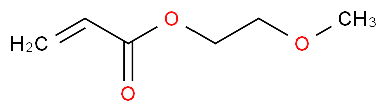 2-甲氧基乙基丙烯酸酯_分子结构_CAS_3121-61-7)