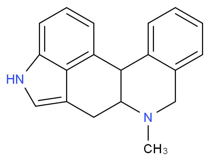 10-methyl-10,15-diazapentacyclo[11.6.1.0<sup>2</sup>,<sup>1</sup><sup>1</sup>.0<sup>3</sup>,<sup>8</sup>.0<sup>1</sup><sup>6</sup>,<sup>2</sup><sup>0</sup>]icosa-1(20),3,5,7,13,16,18-heptaene_分子结构_CAS_100999-26-6