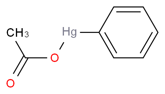 phenylmercurio acetate_分子结构_CAS_62-38-4