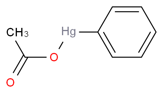 Phenylmercury acetate_分子结构_CAS_62-38-4)