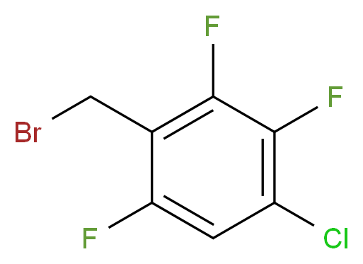 4-Chloro-2,3,6-trifluorobenzyl bromide_分子结构_CAS_)