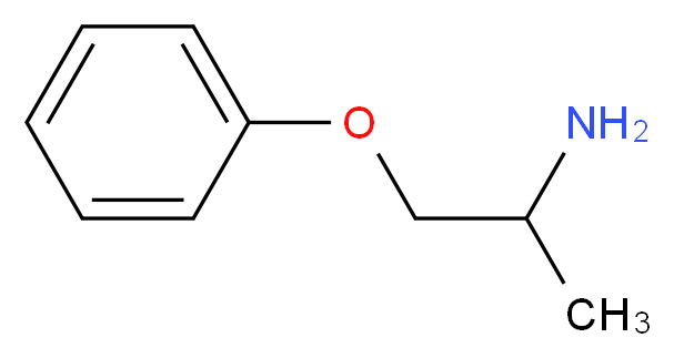 (2-aminopropoxy)benzene_分子结构_CAS_35205-54-0
