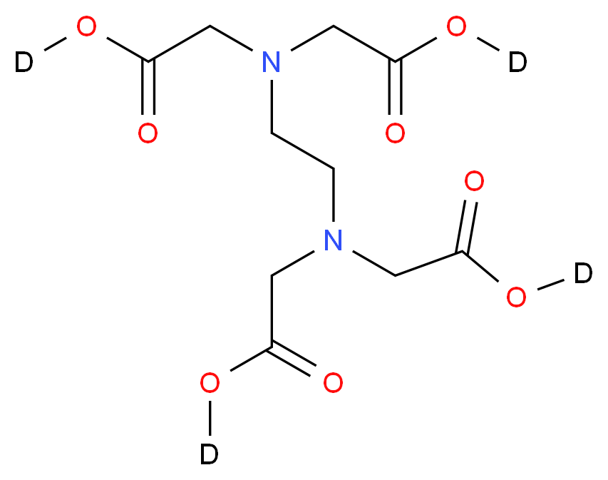 2-({[(<sup>2</sup>H)carboxy]methyl}[2-(di{[(<sup>2</sup>H)carboxy]methyl}amino)ethyl]amino)ethan(<sup>2</sup>H)oic acid_分子结构_CAS_15251-22-6