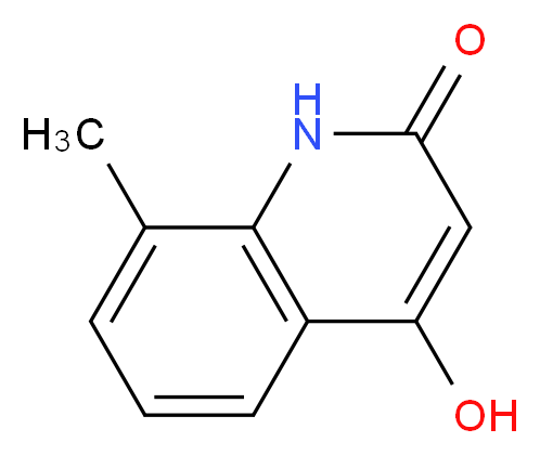 4-hydroxy-8-methyl-1,2-dihydroquinolin-2-one_分子结构_CAS_1677-42-5