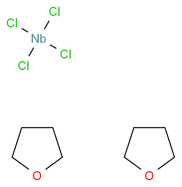 bis(oxolane); tetrachloroniobium_分子结构_CAS_61247-57-2