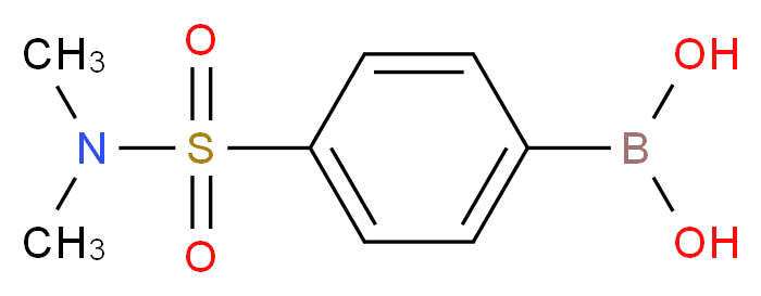 [4-(dimethylsulfamoyl)phenyl]boronic acid_分子结构_CAS_486422-59-7