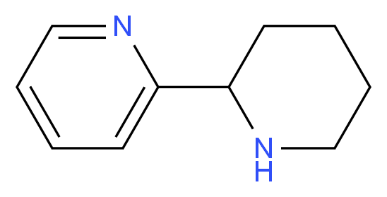 2-(2-piperidinyl)pyridine_分子结构_CAS_)