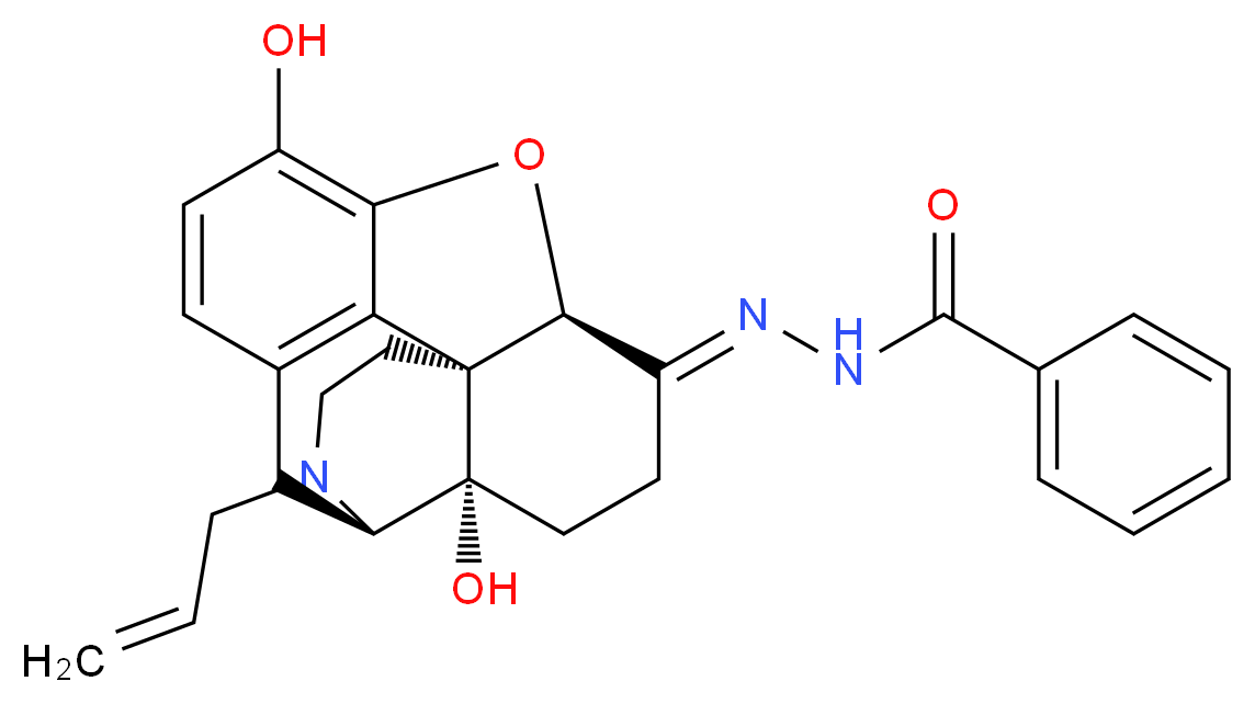 Naloxone benzoylhydrazone_分子结构_CAS_119630-94-3)