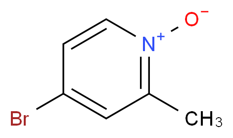 PYRIDINE, 4-BROMO-2-METHYL, 1-OXIDE_分子结构_CAS_100367-74-6)