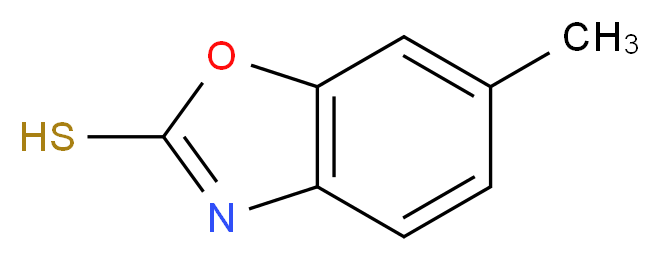 6-METHYL-1,3-BENZOXAZOLE-2-THIOL_分子结构_CAS_23417-29-0)