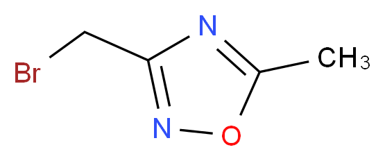 3-(bromomethyl)-5-methyl-1,2,4-oxadiazole_分子结构_CAS_959406-40-7)
