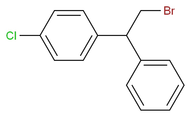 1-(2-Bromo-1-phenyl-ethyl)-4-chloro-benzene_分子结构_CAS_885279-74-3)