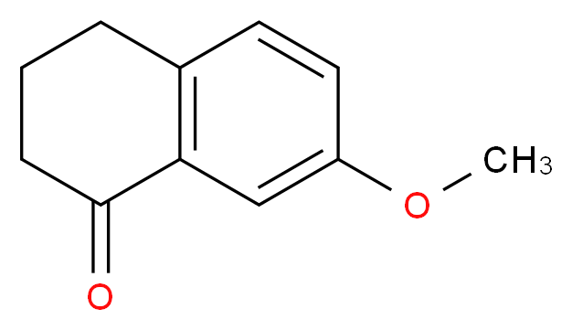 7-methoxy-1,2,3,4-tetrahydronaphthalen-1-one_分子结构_CAS_6836-19-7