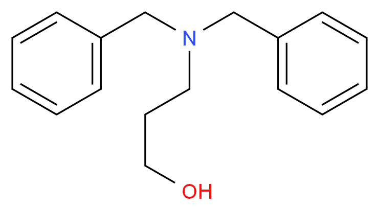 3-(二苄氨基)-1-丙醇_分子结构_CAS_3161-51-1)