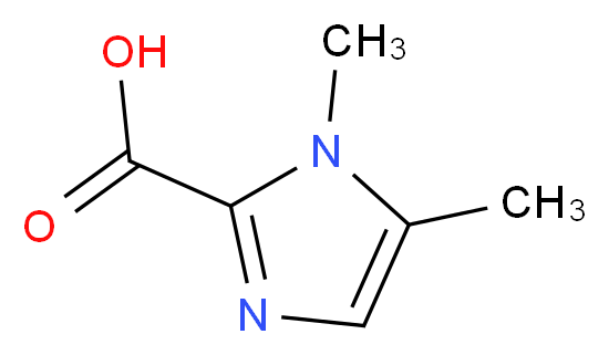 1,5-dimethyl-1H-imidazole-2-carboxylic acid_分子结构_CAS_1196155-94-8