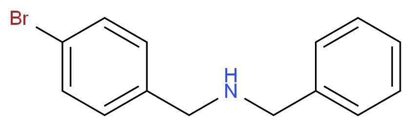 N-benzyl-1-(4-bromophenyl)methanamine_分子结构_CAS_55096-89-4)