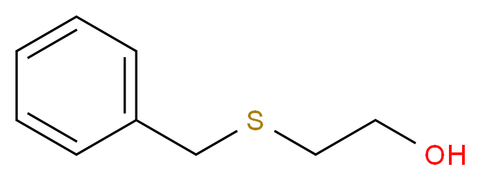 2-(benzylsulfanyl)ethan-1-ol_分子结构_CAS_26524-88-9