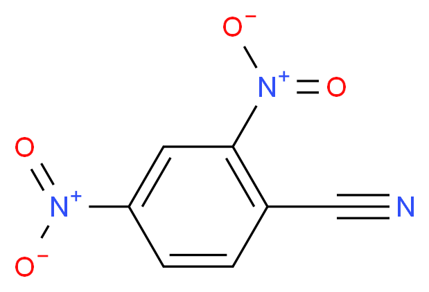 2,4-dinitrobenzonitrile_分子结构_CAS_4110-33-2