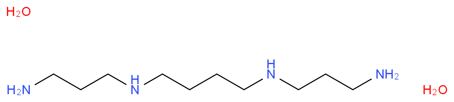 (3-aminopropyl)({4-[(3-aminopropyl)amino]butyl})amine dihydrate_分子结构_CAS_403982-64-9