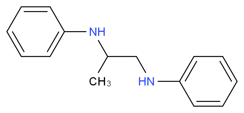 N,N'-DIPHENYL-1,2-PROPYLENE DIAMINE_分子结构_CAS_15717-40-5)