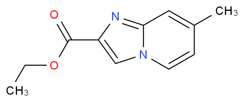 ethyl 7-methylimidazo[1,2-a]pyridine-2-carboxylate_分子结构_CAS_70705-33-8