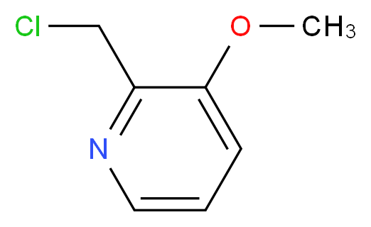 2-(chloromethyl)-3-methoxypyridine_分子结构_CAS_215253-76-2