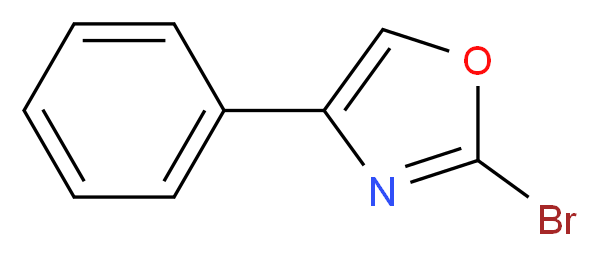 2-bromo-4-phenyloxazole_分子结构_CAS_1060816-19-4)