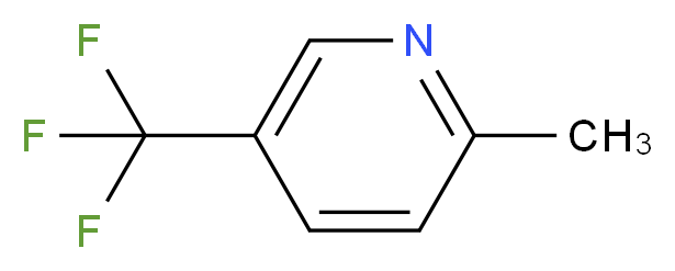 2-methyl-5-(trifluoromethyl)pyridine_分子结构_CAS_31181-54-1