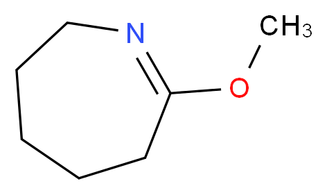 1-氮杂-2-甲氧基-1-环庚烯_分子结构_CAS_2525-16-8)