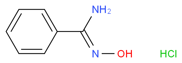 (Z)-N'-hydroxybenzene-1-carboximidamide hydrochloride_分子结构_CAS_613-92-3
