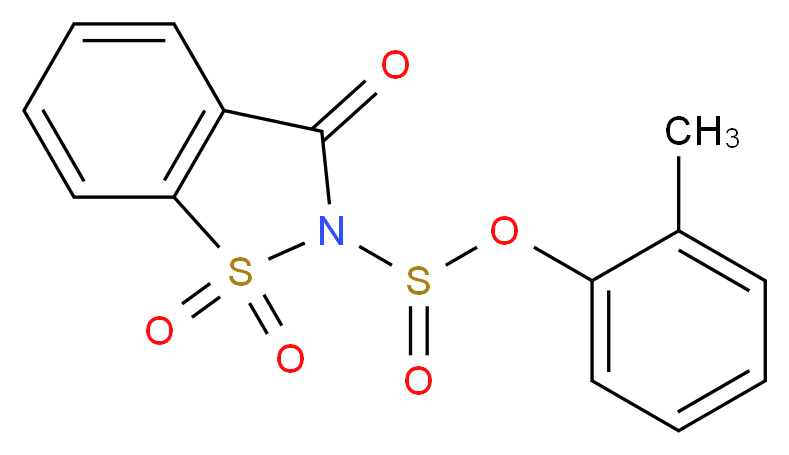 O-o-TOLYLSULFONYLSACCHARIN_分子结构_CAS_)