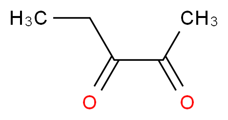 pentane-2,3-dione_分子结构_CAS_600-14-6