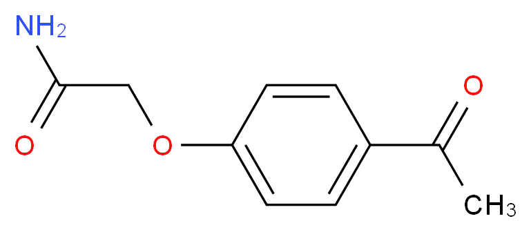 2-(4-Acetylphenoxy)acetamide_分子结构_CAS_)