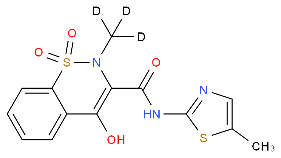 Meloxicam-d3_分子结构_CAS_)