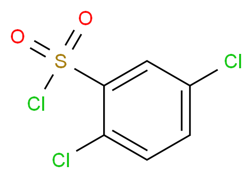 2,5-dichlorobenzene-1-sulfonyl chloride_分子结构_CAS_5402-73-3