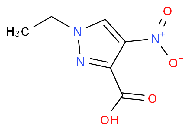 1-Ethyl-4-nitro-1H-pyrazole-3-carboxylic acid_分子结构_CAS_)