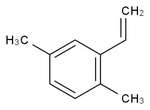 2-ethenyl-1,4-dimethylbenzene_分子结构_CAS_2039-89-6