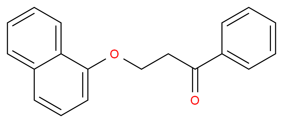 3-(1-Naphthalenyloxy)propiophenone_分子结构_CAS_41198-42-9)