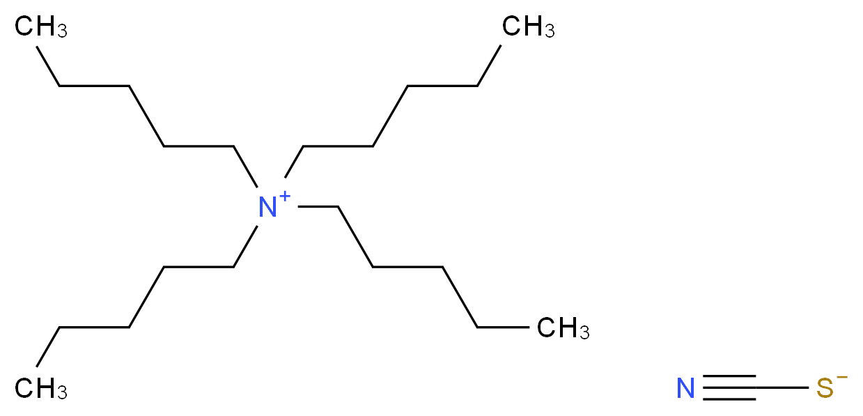 硫氰酸四戊基铵_分子结构_CAS_3475-60-3)