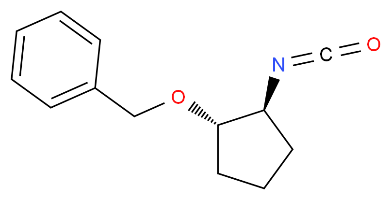 (1R,2R)-(-)-2-苄氧基环戊基异氰酸酯_分子结构_CAS_737001-14-8)