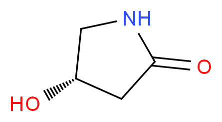 (4S)-4-hydroxypyrrolidin-2-one_分子结构_CAS_68108-18-9