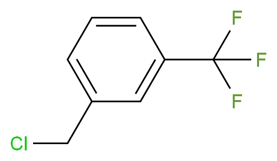 m-TRIFLUOROMETHYLBENZYL CHLORIDE_分子结构_CAS_705-29-3)