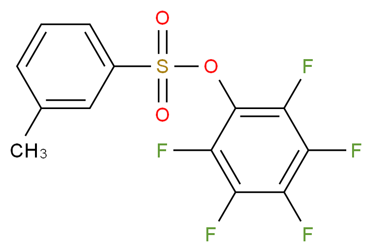 2,3,4,5,6-Pentafluorophenyl 3-methylbenzenesulfonate_分子结构_CAS_)