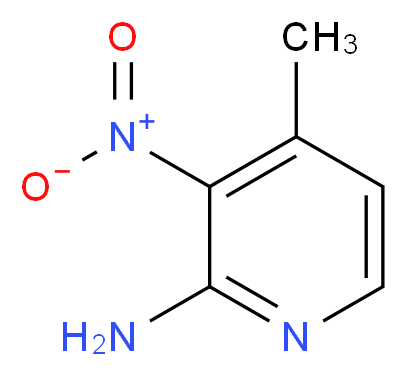 2-Amino-4-methyl-3-nitropyridine_分子结构_CAS_6635-86-5)
