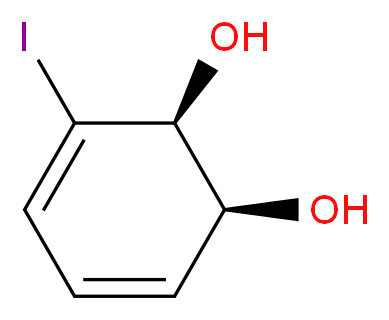 cis-(1S,2S)-3-Iodo-3,5-cyclohexadiene-1,2-diol_分子结构_CAS_138769-92-3)