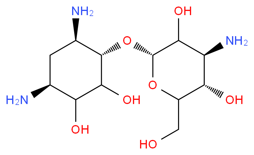 Deoxystreptamine-kanosaminide_分子结构_CAS_20744-51-8)