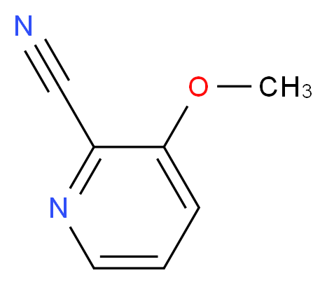 2-Cyano-3-methoxypyridine_分子结构_CAS_24059-89-0)